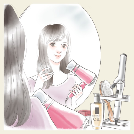 印象を左右する重要なポイント!ヘアセットはぬかりなく!